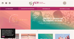 Desktop Screenshot of fundacionclaudionaranjo.com